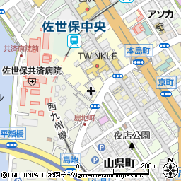 株式会社トーニン　佐世保営業所周辺の地図