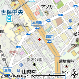 トラストパーク上京町駐車場周辺の地図