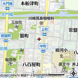 福岡県柳川市上町31周辺の地図