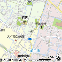 福岡県柳川市田脇1008周辺の地図