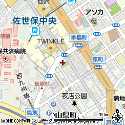 佐賀銀行佐世保支店周辺の地図