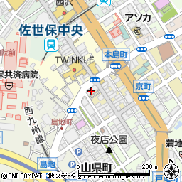 株式会社西日本ビル代行　佐世保営業所周辺の地図