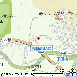 大分県大分市中判田45-1周辺の地図
