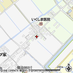 福岡県柳川市田脇761周辺の地図