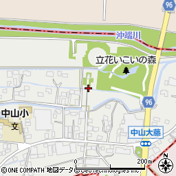 福岡県柳川市三橋町中山538周辺の地図