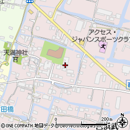 福岡県柳川市西浜武1085周辺の地図