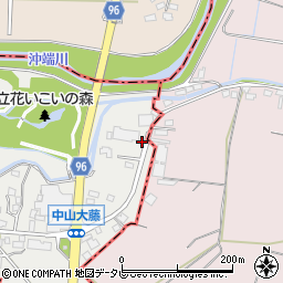 福岡県柳川市三橋町中山193周辺の地図