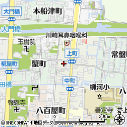 福岡県柳川市上町33周辺の地図
