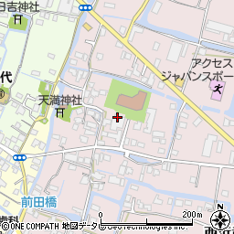 福岡県柳川市西浜武1078周辺の地図