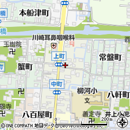 福岡県柳川市上町18周辺の地図