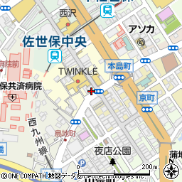 サンマルクカフェ 佐世保四ヶ町店周辺の地図