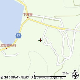 宇和島市立下波公民館周辺の地図