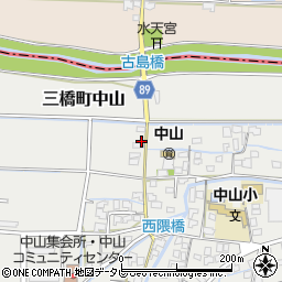 福岡県柳川市三橋町中山718周辺の地図