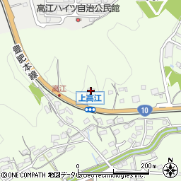 大分県大分市中判田415周辺の地図