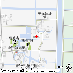 福岡県柳川市三橋町正行119周辺の地図