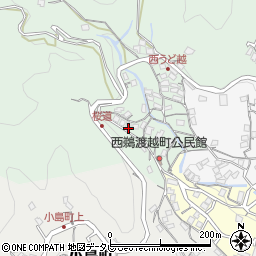 長崎県佐世保市鵜渡越町42周辺の地図