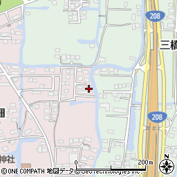 福岡県柳川市三橋町高畑320周辺の地図