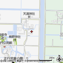 福岡県柳川市三橋町正行210周辺の地図