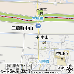 福岡県柳川市三橋町中山716周辺の地図