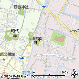 福岡県柳川市西浜武1039周辺の地図