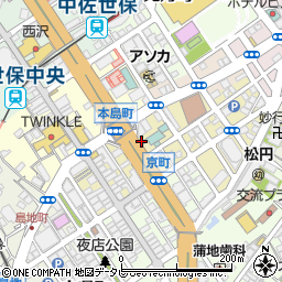 白十字パーラー京町店周辺の地図