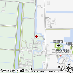 福岡県柳川市三橋町蒲船津163周辺の地図