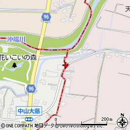 福岡県柳川市三橋町中山182周辺の地図