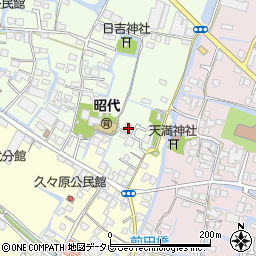 福岡県柳川市田脇991周辺の地図