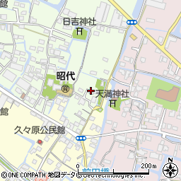 福岡県柳川市田脇998周辺の地図
