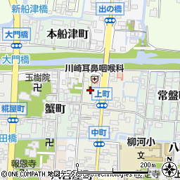 福岡県柳川市上町53周辺の地図