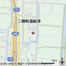福岡県柳川市三橋町蒲船津805周辺の地図