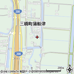 福岡県柳川市三橋町蒲船津805周辺の地図