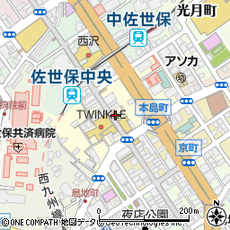 長崎県佐世保市本島町周辺の地図