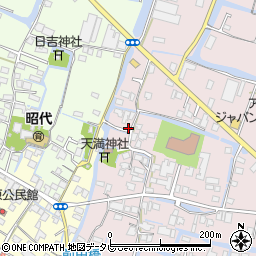 福岡県柳川市西浜武1033周辺の地図