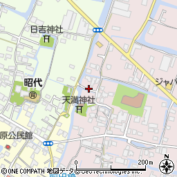 福岡県柳川市西浜武1034周辺の地図