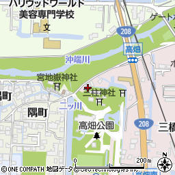 福岡県柳川市三橋町高畑4周辺の地図