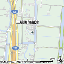 福岡県柳川市三橋町蒲船津805-1周辺の地図