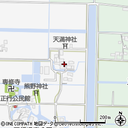 福岡県柳川市三橋町正行194周辺の地図
