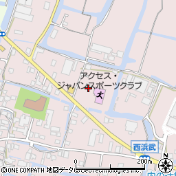 福岡県柳川市西浜武996周辺の地図