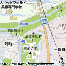 福岡県柳川市三橋町高畑5周辺の地図