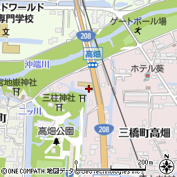 福岡県柳川市三橋町高畑12周辺の地図