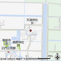 福岡県柳川市三橋町正行194-2周辺の地図