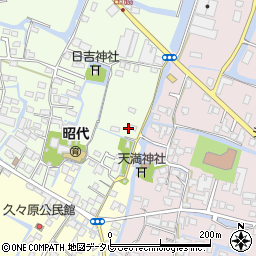 福岡県柳川市田脇980周辺の地図