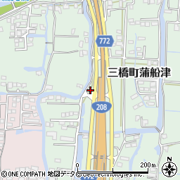 福岡県柳川市三橋町蒲船津1291-2周辺の地図