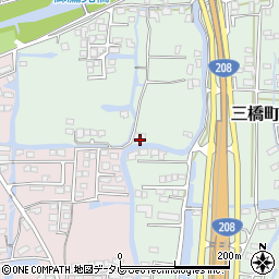 福岡県柳川市三橋町蒲船津1264周辺の地図