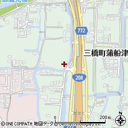 福岡県柳川市三橋町蒲船津1280-2周辺の地図
