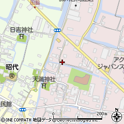 福岡県柳川市西浜武1020周辺の地図