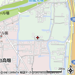 福岡県柳川市三橋町蒲船津583-1周辺の地図