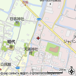福岡県柳川市西浜武1028周辺の地図