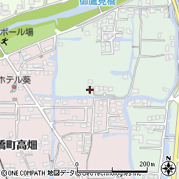 福岡県柳川市三橋町蒲船津584周辺の地図